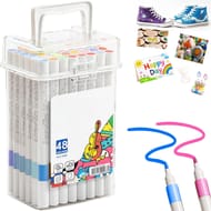 Acrylic Paint Pens 48 Colours Permanent Markers Colouring Pen DIY Crafts