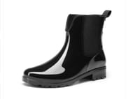 Women's Wellington Boots Waterproof Outdoor Calf Wellies Footwear - Black UK 7
