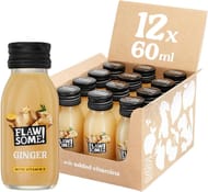 Flawsome Vitamin D Ginger Shots, Immunity Kick, 20g D3