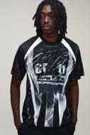 Man Regular Afterlight Closed Mesh Football Top