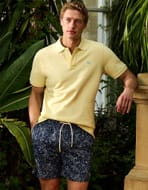 Floral Print Swim Shorts in Navy