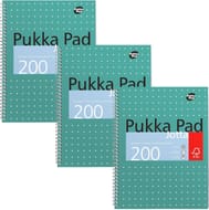 Pukka Pad A4 Metallic Jotta Book 3-Pack Green