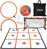 Football Flick 4-in-1 Training Kit for Kids and Teens