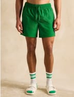 Men's Overton Green Rugby Style Swim Shorts - Small