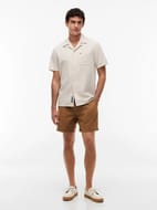 Tommy Hilfiger Logo Relaxed Shorts with Linen