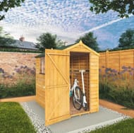 Mercia Overlap Apex Single Door Value Shed - 6 X 4ft