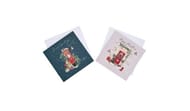 Argos Home Pack of 10 Door and Postbox Christmas Cards779/7842