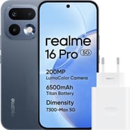 Realme 16 Pro 5G, 8GB+512GB, 144Hz 6.78in OLED, 6500mAh Grey