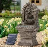 Living & Home Outdoor Solar-Powered Light Up Water Fountain Free P&P