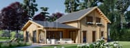 Log Cabin House DARLA Insulated (44+44 Mm), 180 M