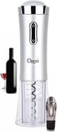 Ozeri Nouveaux II Electric Wine Opener with Foil Cutter, Stopper