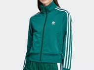 Adidas Womens Classics Firebird Tracksuit Top - Green 2XS
