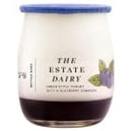 The Estate Dairy Greek Style Yogurt with Blueberry Compote125g