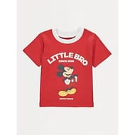 Disney Mickey Mouse Red Little Bro T-Shirt
