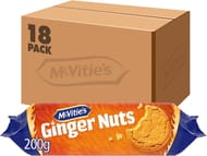 18 x 200g McVitie's Ginger Nuts, Spicy Ginger Crunch (£8.71/£7.79 S&S)