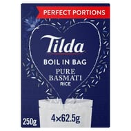 Nectar Price Tilda Boil in Bag Pure Basmati Rice 250g