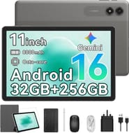 Android 16 Tablet with Gemini AI, 11-Inch FHD, 32GB RAM