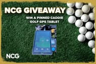 Win a Pinned Golf Caddie GPS Tablet