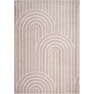 Beige Arch Rug - Beige / 140cm
