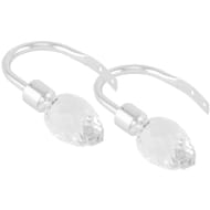 Oxford Silver Crystal Curtain Holdback