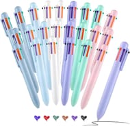Yoosso 24 Pack 6-Colour Retractable Pens 0.7mm (£3.59 max S&S)
