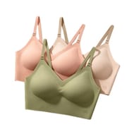Wireless Non-Wired Push-up Bra for Women, Breathable, Ultra-Thin