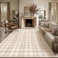 PureCozy Beige Washable Living Room Rug 200x300cm