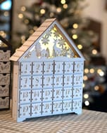 Wooden Advent Calendar LED Light up