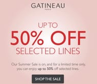 Save up to 50% in the Gatineau Sale. Ends at Midnight