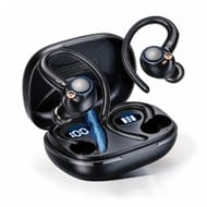 Wireless Earbuds with Ear Hooks, Bluetooth 6.1, 13mm Drivers, IPX7