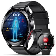 Smartwatch for Men with ECG, HRV, BP, 24/7 Monitoring