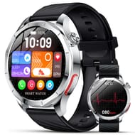 DEAL STACK - Lgnitek Men's Smart Watch with ECG, HRV & BP Monitor