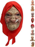 Realistic Mask Old Man Women