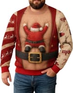 Men's Christmas Funny Sweatshirt 3D
