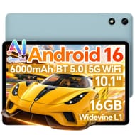 TECLAST P35 Tablet 10.1, Android 16, 32GB, 2TB TF, Case
