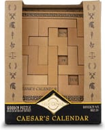 True Genius: Caesar's Calendar One-a-Day Wooden Brain Teaser Puzzle