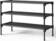 Kitsure Premium Non-Woven Shoe Rack Shelf, 63 X 30 X 39 Cm, Black
