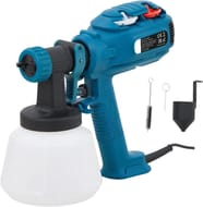 HVLP Electric Paint Sprayer 800W, 1200ml, Adjustable Flow, Blue