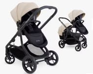 iCandy Orange 4 Pushchair, Carrycot & Rain Cover Bundle Pack, Latte