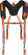WELKINLAND Leather Tool Belt Suspenders for Carpenters