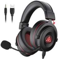 EKSA E900Pro USB Gaming Headphones for PS5/PS4/Xbox/PC (Black)