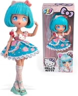 Hello Kitty Manga Doll Pretty Pink Blue Hair 15-Point Articulation