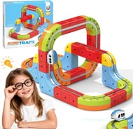 YESHIN Electric Train Set: DIY Cube Track Fusion, 3D Layouts