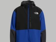 The North Face Dawn Turn Hybrid Blue Softshell Jacket (Over 60% Off)