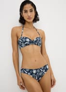 Navy Shell Print Bikini Bottoms 20
