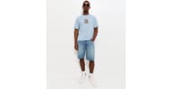 Only & Sons Light Blue House Print Relaxed Fit T-Shirt