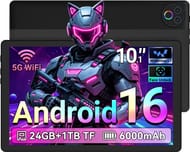Gleeso 10-Inch Android Tablet, 24GB RAM, 1TB TF Card, Black