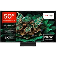 TCL 50C7K-UK 50-Inch QD-Mini LED Smart TV, 4K, Black