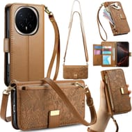 GOKEN Case for Honor Magic 8 Pro 5G Brown Wallet