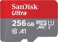SanDisk Ultra microSD Card + Adapter 256GB, up to 150MB/s